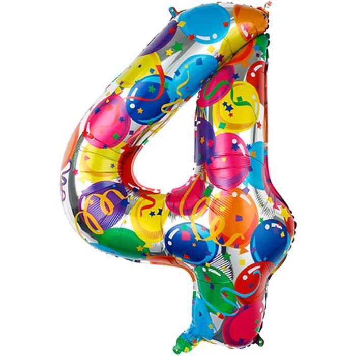 Ballon Chiffre 1 Géant Or - 40 Pouces - Pour Anniversaire Baby Shower - Gonflage Hélium