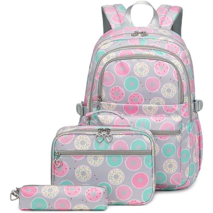 Sac ?? Dos Scolaire, Ensemble De Sacs ?? Dos D'??cole Avec Sac ?? Lunch Isol?�, Bo?�te ?? Crayons Sac A 