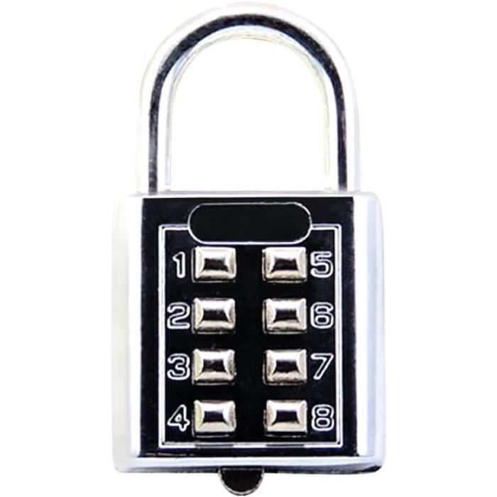 2 Cadenas à Code 4 Chiffres Pour Valise Et Sac – Noir, Compact 32x15x40 Mm, Plus De 10 000 Combinaisons