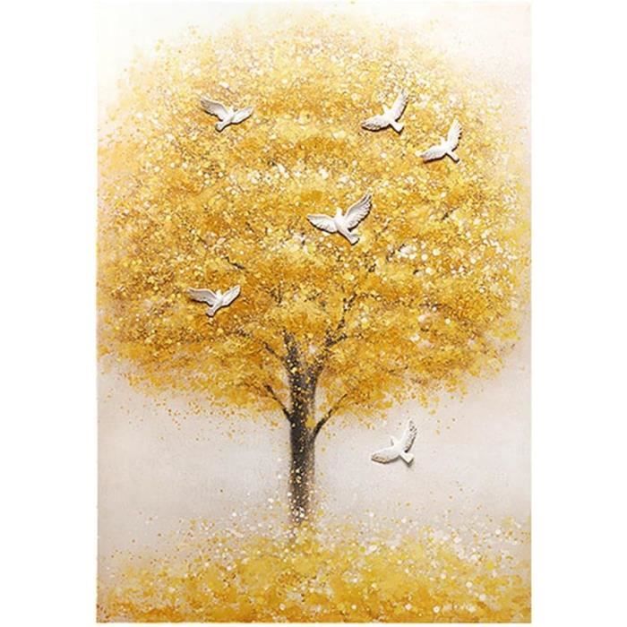 Kit Peinture Diamant 5D 'Cheval & Fleurs De Cerisier' - 30x40 Cm - Art DIY & Décoration Maison - 5