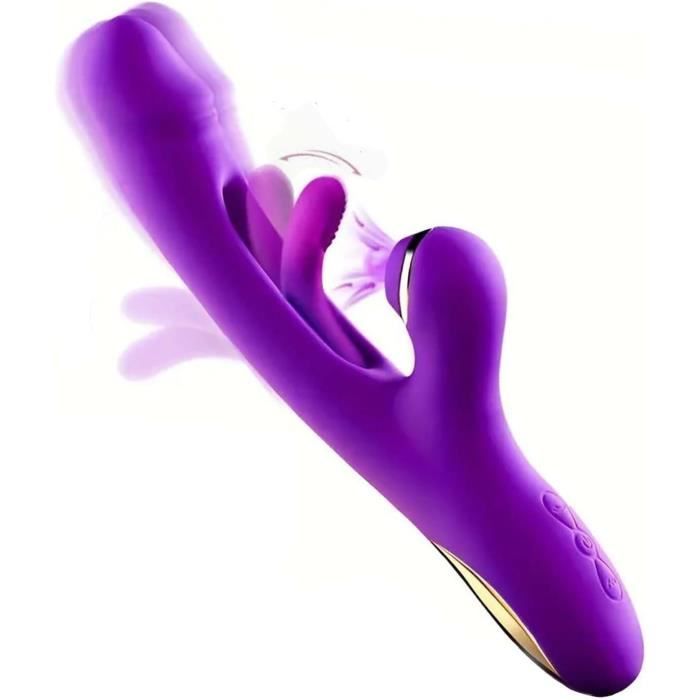 Vibromasseur 3 EN 1 - Silicone tanche - 7 Modes de Vibration - Stimulateur  Point G - Clitoridien - Cdiscount Boutique Erotique