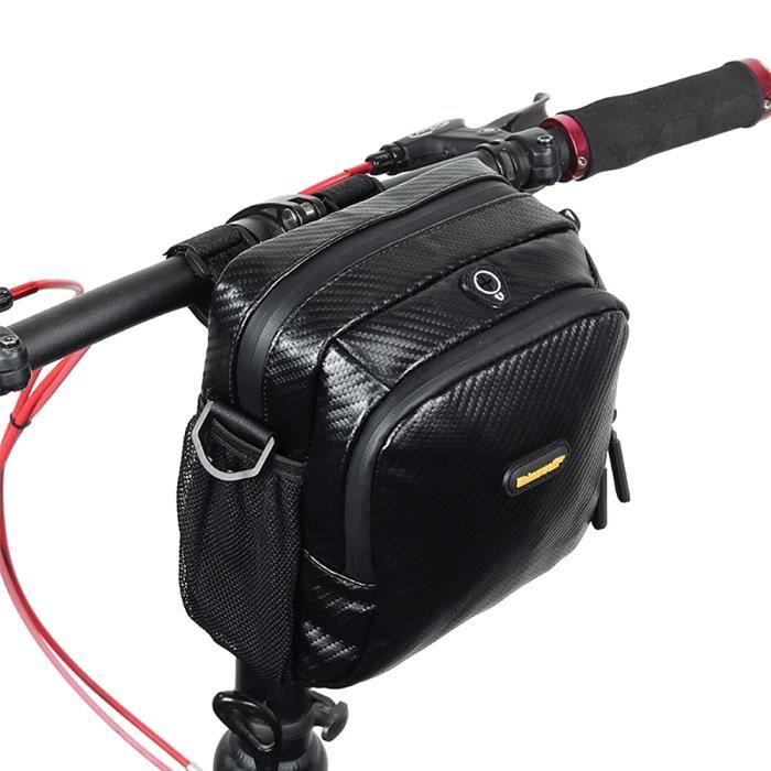 Sac De Guidon Vélo Aaiwa - 2.5L - Bleu - Neuf - Polyester - Garantie 3 Ans