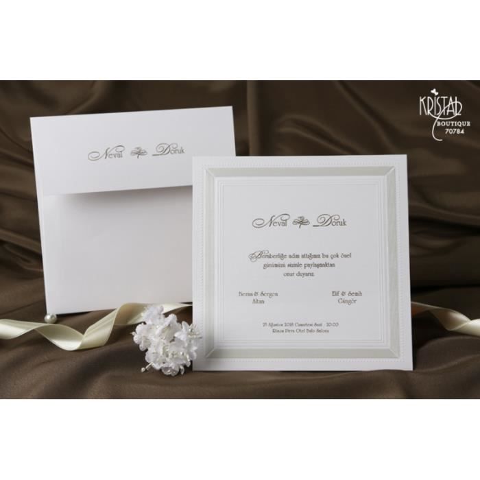 Faire Part Mariage Avec Enveloppe 20 Pieces Achat Vente Faire Part Invitation Faire Part Mariage Avec Env Cdiscount