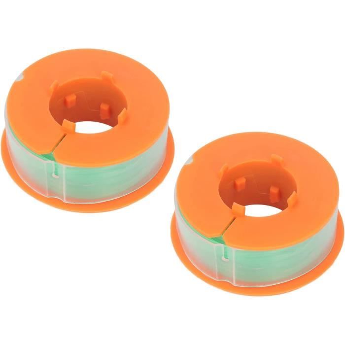 4 Bobines De Tondeuse Pour Coupe-bordure Titan 18V - Longueur 2,5 M, Diamètre 1,5 Mm - Alimentation Automatique