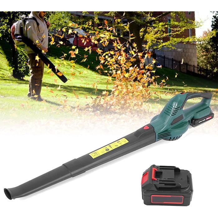 Souffleur De Feuilles Sans Fil 21V - Puissant Et Léger - Parfait Pour Jardin Et Déneigement