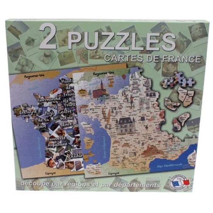 Les départements de la France métropolitaine - Puzzle
