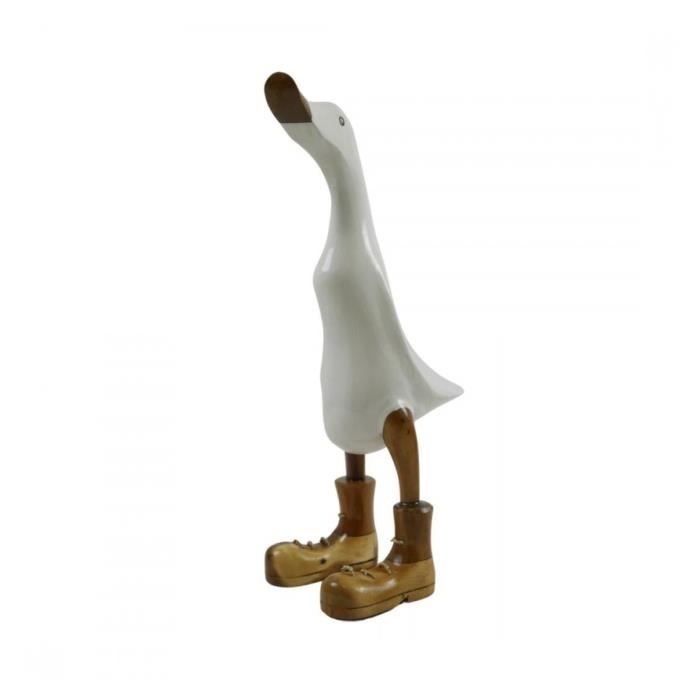 Canard Décoratif En Papier Mâché Vintage – 31 Cm – Années 50-70