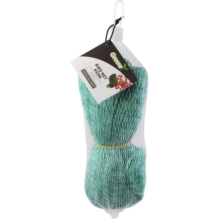 Filet Protection Oiseaux 10x20 M - Maille 35x35 Mm, Ancres Incluses, Pour Arbres Fruitiers - 9