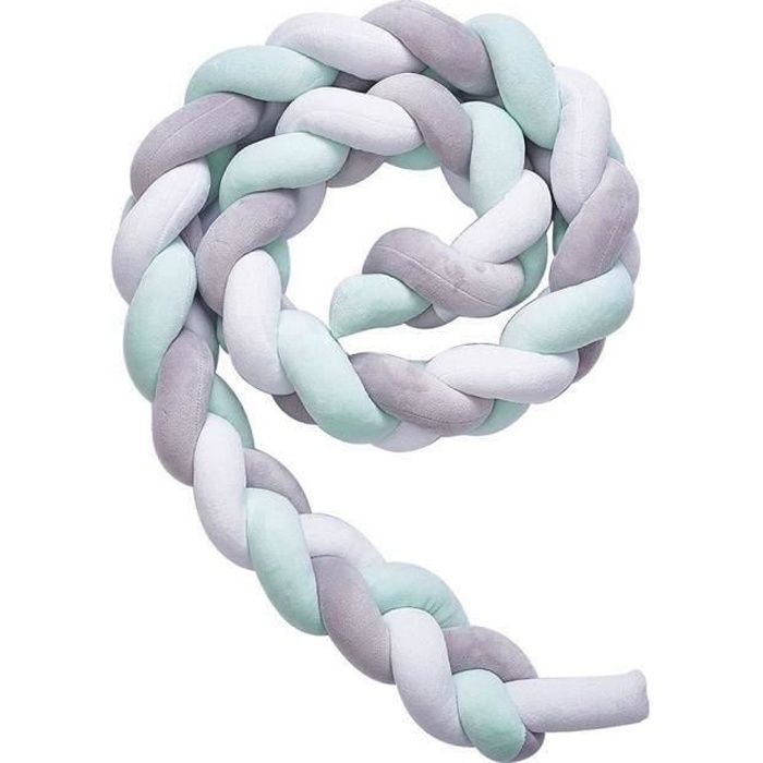 Blanc Vert Gris 0cm 78inch Dqmen Tour De Lit Coussin Serpent Coussin Tresse Pare Chocs Velours Protection Bebe Securite 100 Fait A Main Doux Et Souple Linge De Lit Bebe Literie Et Blanc Vert Gris 0cm 78inch Dqmen Tour De Lit Coussin Serpent Coussin Tresse Pare Chocs Velours Protection Bebe Securite 100 Fait A Main Doux Et Souple Linge De Lit Bebe Literie Et