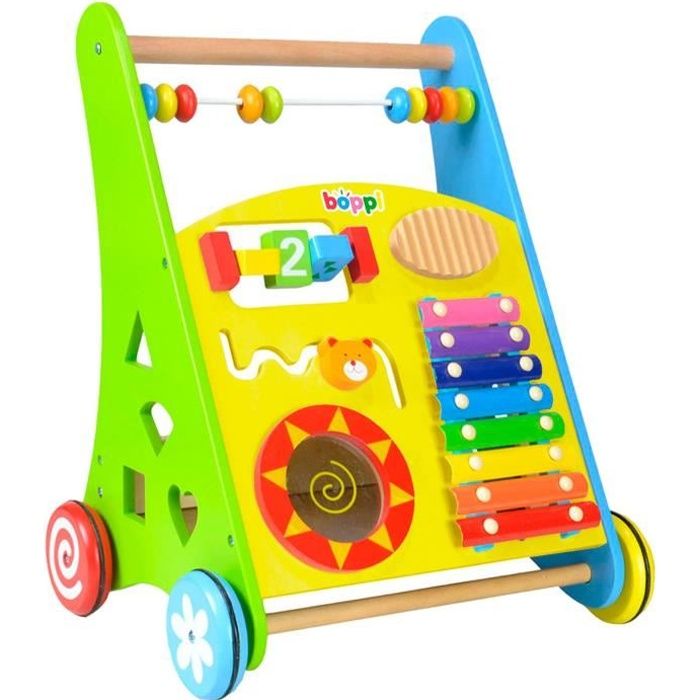 trotteur en bois bébé