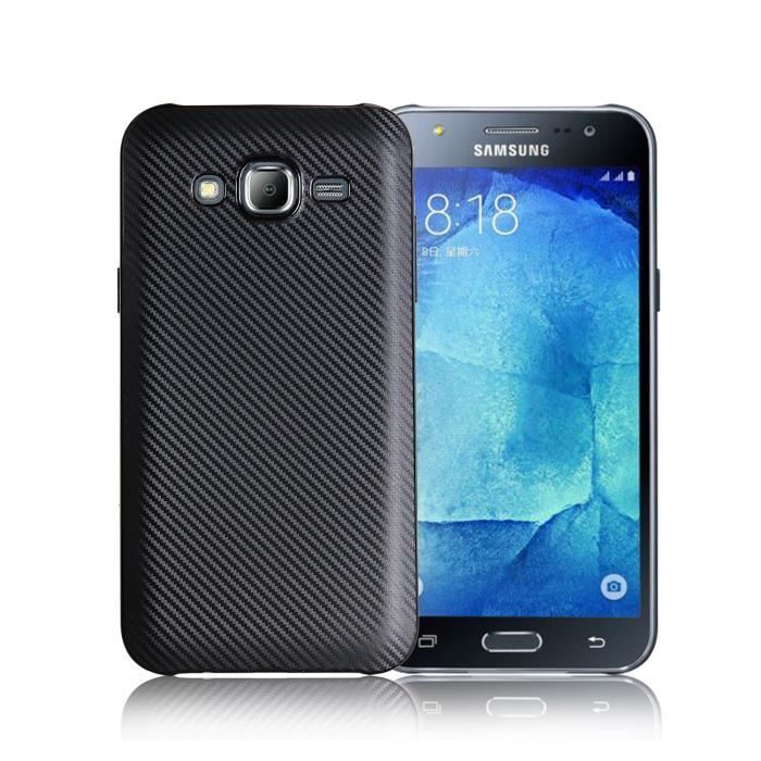 Coque pour Samsung Galaxy J7 Neo Étui de téléphone portable black ...