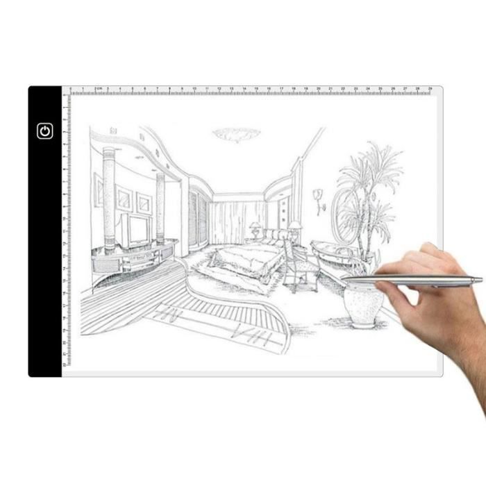 Tablette Graphique Led Tableau De Dessin Numerique A4 Lumiere Pad Electronique Usb Tracage Art Peinture Prix Pas Cher Cdiscount