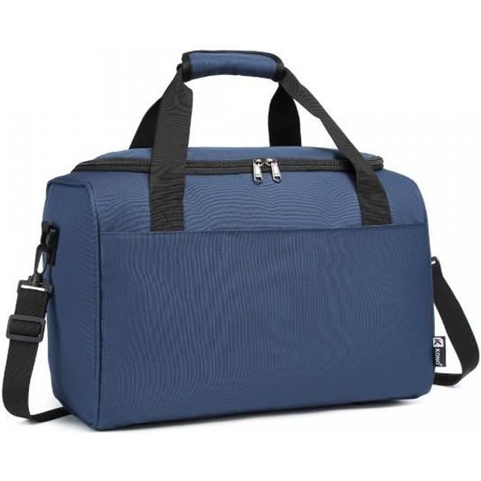 sac de voyage ryanair 40x20x25cm léger sac cabine à main avec bandoulière 20l marine - kono