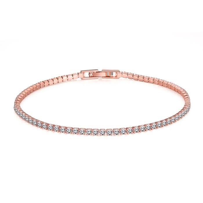 1PC Femmes Plaqué Or Perle Strass Cristal Chaîne Bracelet Bangle Bijoux