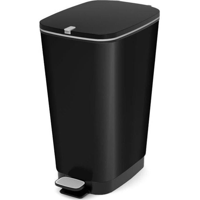 Poubelle 50L CHIC noir