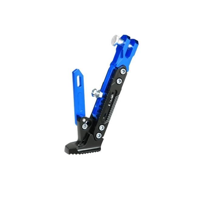 Béquille Latérale Moto Pour Peugeot Kisbee 50 2012-2023 - Alliage Aluminium, Réglable 18,5-26 Cm, 500 Kg Capacité