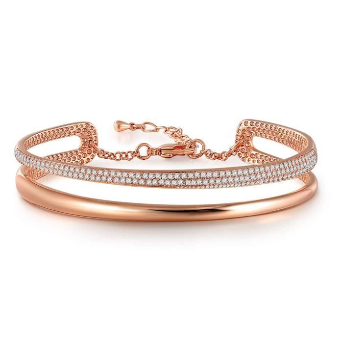 bracelet swarovski femme or rose bracelet swarovski femme or rose