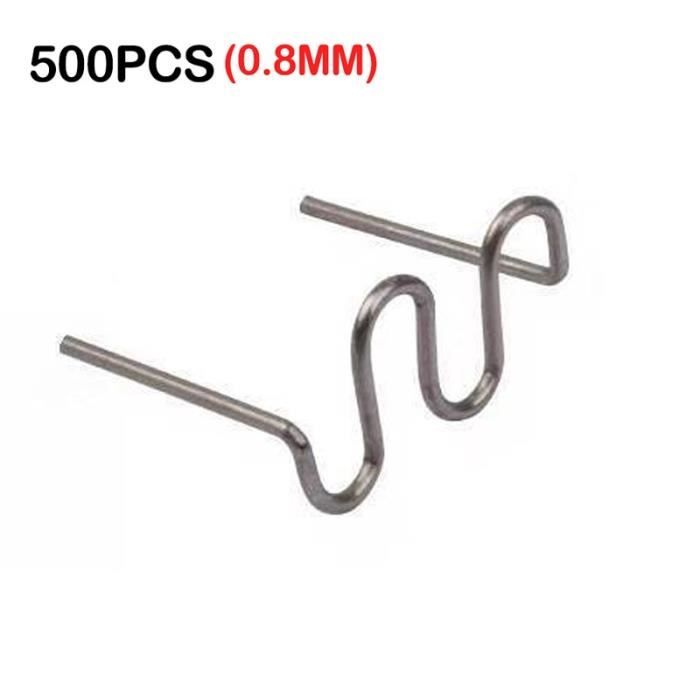 200 Agrafes Plates En Acier Inoxydable 0.6mm Et 0.8mm - Pour Pistolet à Agrafes Chaud - Neuves
