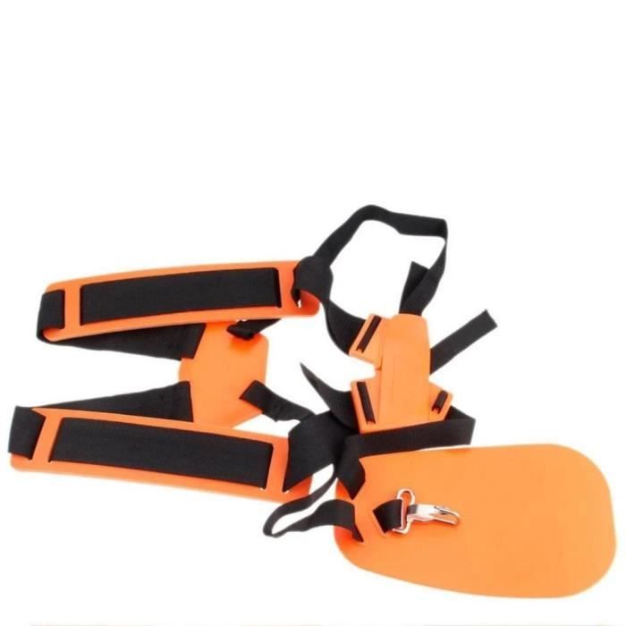 Harnais Double Épaule FGen Pour Débroussailleuse | Sangle Réglable Confortable | Pour Jardinage Pro | Oxford Nylon