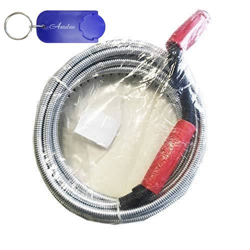 canalisation furet d/éboucheur de tuyau lavabo canalisations flexibles//le tuyaux d/évacuation wc deboucheur evier toilette 5mm X 5M 5mm X 5 M/ètre AURSTORE BASA D/éboucheur