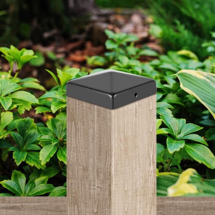 OuM Lot De 15 Capuchons De Poteau Carrés - 50 X 50 Mm