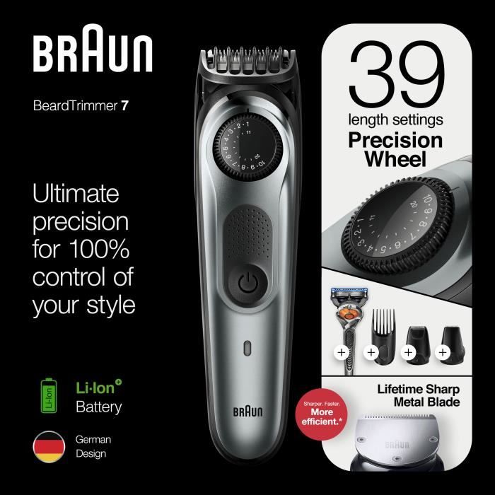 BRAUN TONDEUSE BARBE BT7220 - vue 3