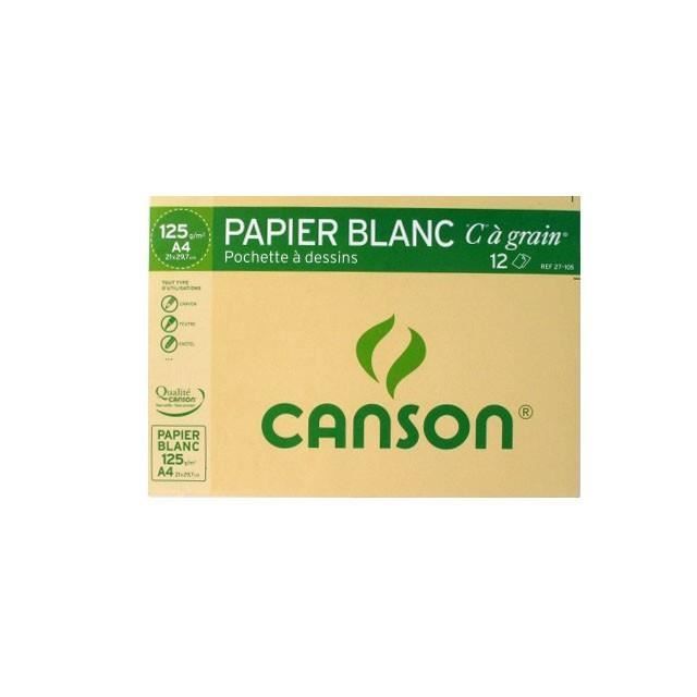 Canson - Pochette 21 x 29,7 cm de papier à dess… - Cdiscount Jeux