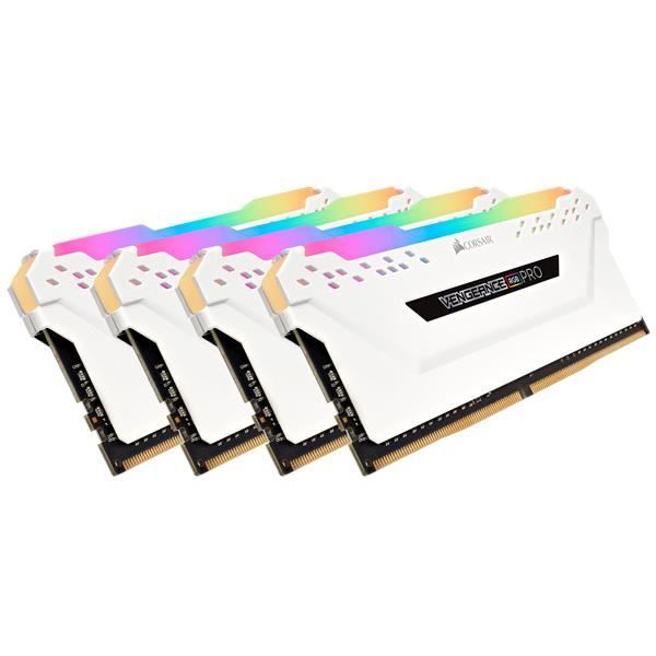 Vente Memoire PC Corsair Vengeance RGB PRO 128 GB DDR4 3200 MHz, 128 Go, 8 x 16 Go, DDR4, 3200 MHz, 288-pin DIMM pas cher Vente Memoire PC Corsair Vengeance RGB PRO 128 GB DDR4 3200 MHz, 128 Go, 8 x 16 Go, DDR4, 3200 MHz, 288-pin DIMM pas cher