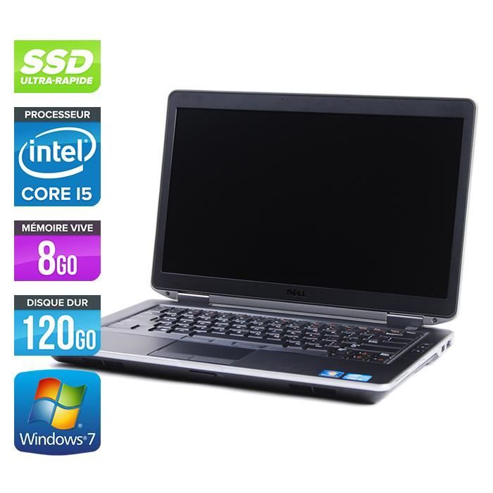 Top achat PC Portable Dell E6430S -Core i5-3320M 2.60GHz -8Go -120Go SSD pas cher