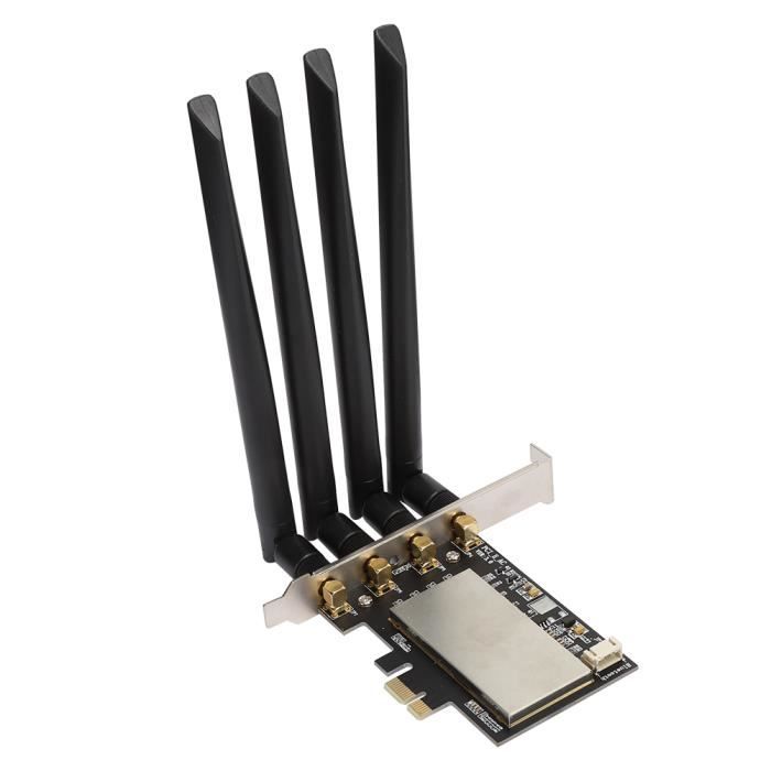 Carte Réseau Sans Fil PCI E 802.11n, 300Mbps, 2.4GHz, Adaptateur Réseau