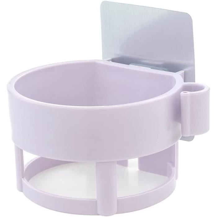 Casâme Porte-sèche-cheveux Mural - Support Pratique Pour Sèche-cheveux, Gain De Place Salle De Bain