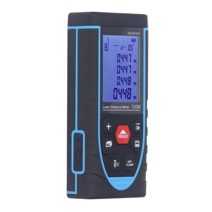 Télémètre Laser SNDWAY - Mesure Jusqu'à 80m, Haute Précision ±2mm - Pour Chantier Et Bricolage
