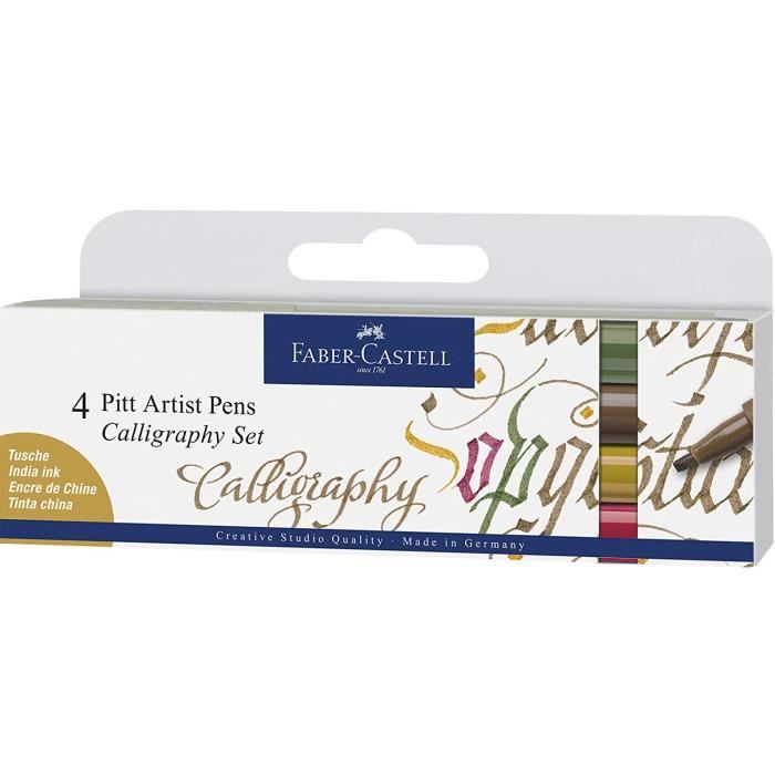 Faber Castell Fc167972 Feutre Pitt Artiste Stylos De Calligraphie Gris Chaud Iii Ecriture Stylos Et Recharges