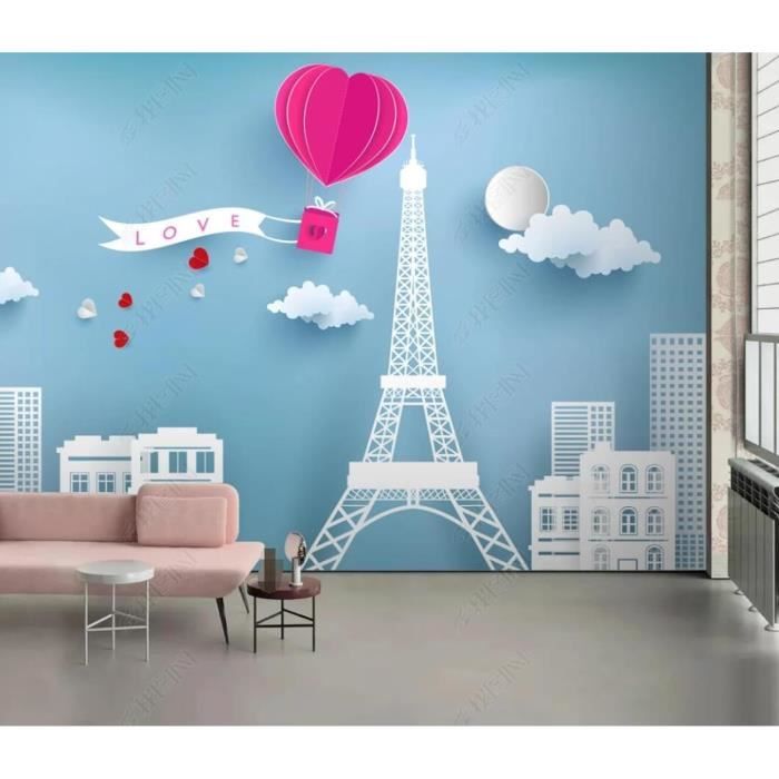 Papier Peint Panoramique Wallario – Avion Au Décollage Sur Piste Ville, Intissé