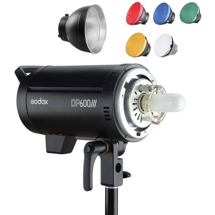 Godox DP600III Flash de Studio, 220V 600W GN80 5600K Monture Bowens Monolight, Système sans Fil Godox 2.4G intégré