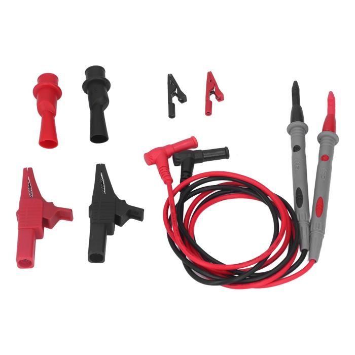Jeu De 2 Pinces De Test Sans Dénudage Avec Aiguille - Cupronickel PVC Pour Batterie Voiture