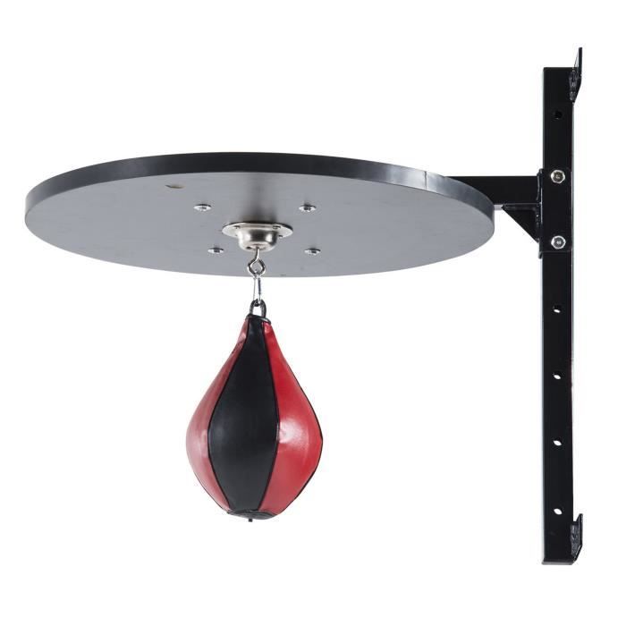 Punching ball poire de vitesse boxe avec support plateau tournant