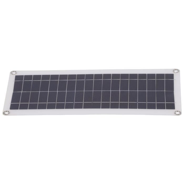 Kit Panneau Solaire 20W 12V – Pour Caravane, Bateau, Chargeur Batterie