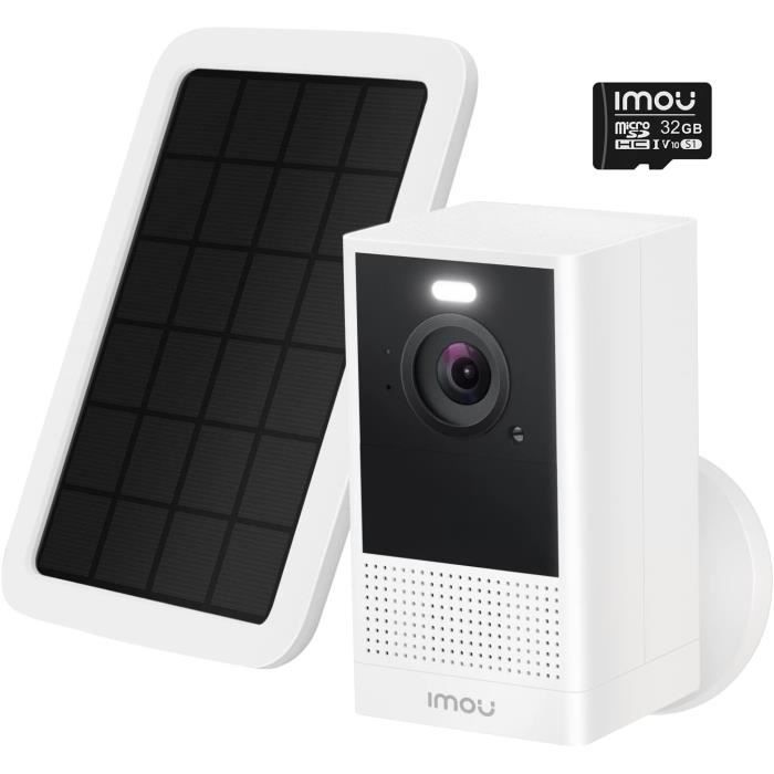 Caméra Solaire Imou 2K - Extérieur Sans Fil, Batterie 15000mAh, 360° PTZ, Détection Humaine AI - Sécurité Totale