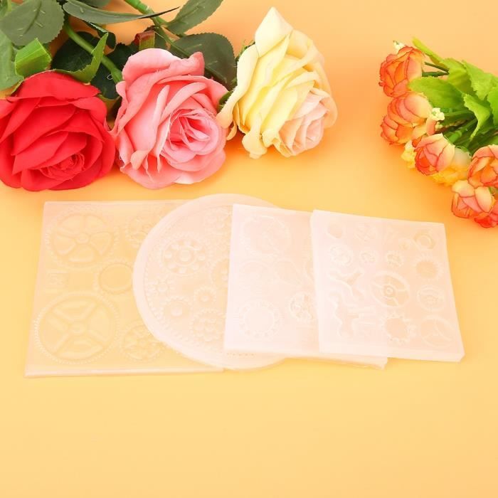 TUKE Moule Silicone 3D Fleur Pour Gâteau Chocolat Fondant - J_25 X 8,1 X 0,3 Cm