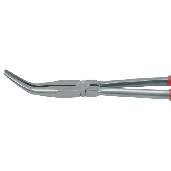 Pince Extra-Longue à Bec Demi-Rond Coudé 90° KS TOOLS 500.7053 - 270 Mm