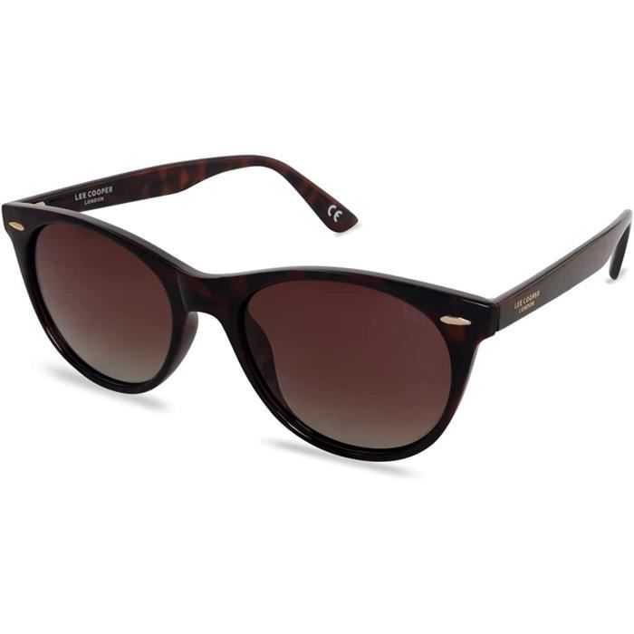 Lee Cooper Lunettes de soleil polarisees emblematiques pour femme avec protection UV Cadeau glamour pour femme porte toute l Achat Vente lunettes de soleil Femme Cdiscount