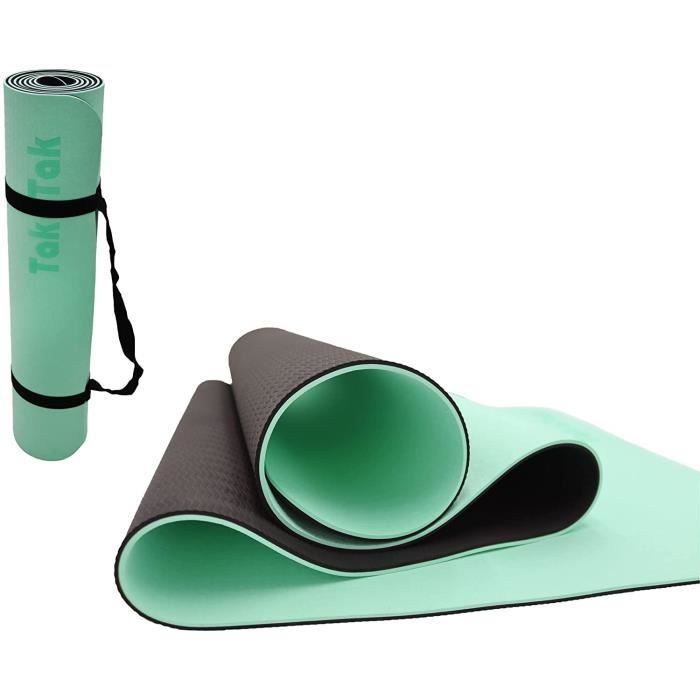 Tapis De Yoga Pliable PROIRON 2/4mm - Antidérapant - Pour Fitness, Pilates - 173x61cm