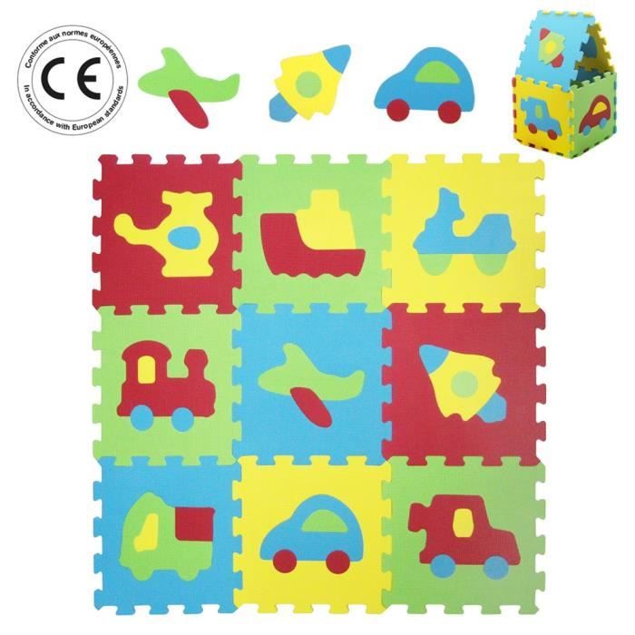 Ludi Tapis Mousse Basic Transport Cdiscount Puericulture Eveil Bebe