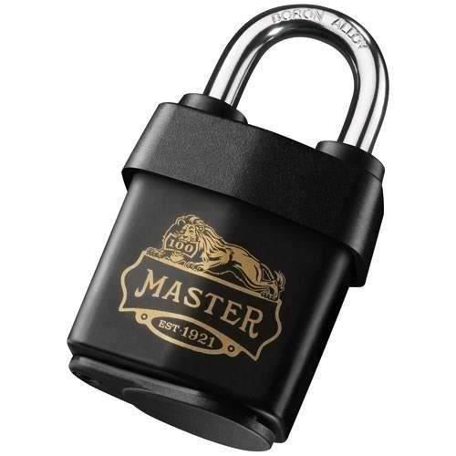 Master Lock Moraillon 89mm + Cadenas 40mm En Laiton Massif – Sécurité Renforcée