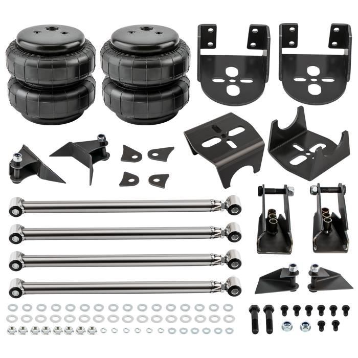 Arrière Triangulated 4 Link Kit Brackets 2500 Bags Air Ride Suspension 2.75 inch Air spring ressort