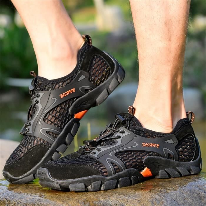 Chaussures de course respirantes résistantes à l'usure pour hommes