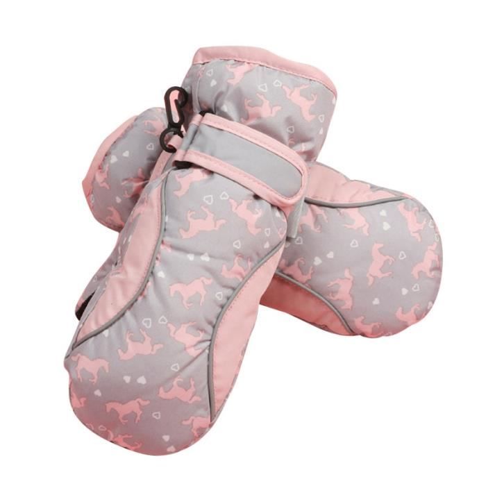 1 Paire De Gants De Ski Dessin Anime Mignon Impermeable A L Eau Faisant Des De Bonhomme De Neige De Gants De Ski Moufles De Ski Cdiscount Sport