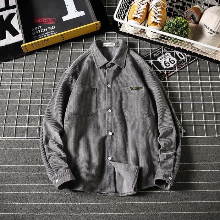 Chemise rétro à lacets à manches longues pour homme - Col montant - Chemise décontractée à manches longues classique réglable à lacets - Haut médiéval vintage pour homme - Printemps été - Activités
