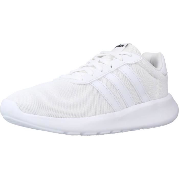 Adidas Basket - ADIDAS - 117291 - Blanc - Femme - Lacets - Textile